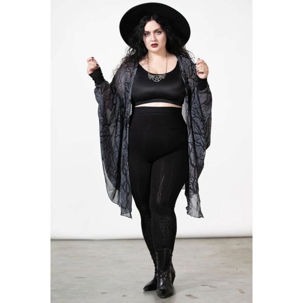Killstar Obscurum Chiffon Cardigan